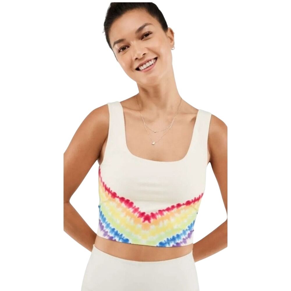 NWT Lydia Pride Built-In Bra Tank, Large - Picture 3 of 4